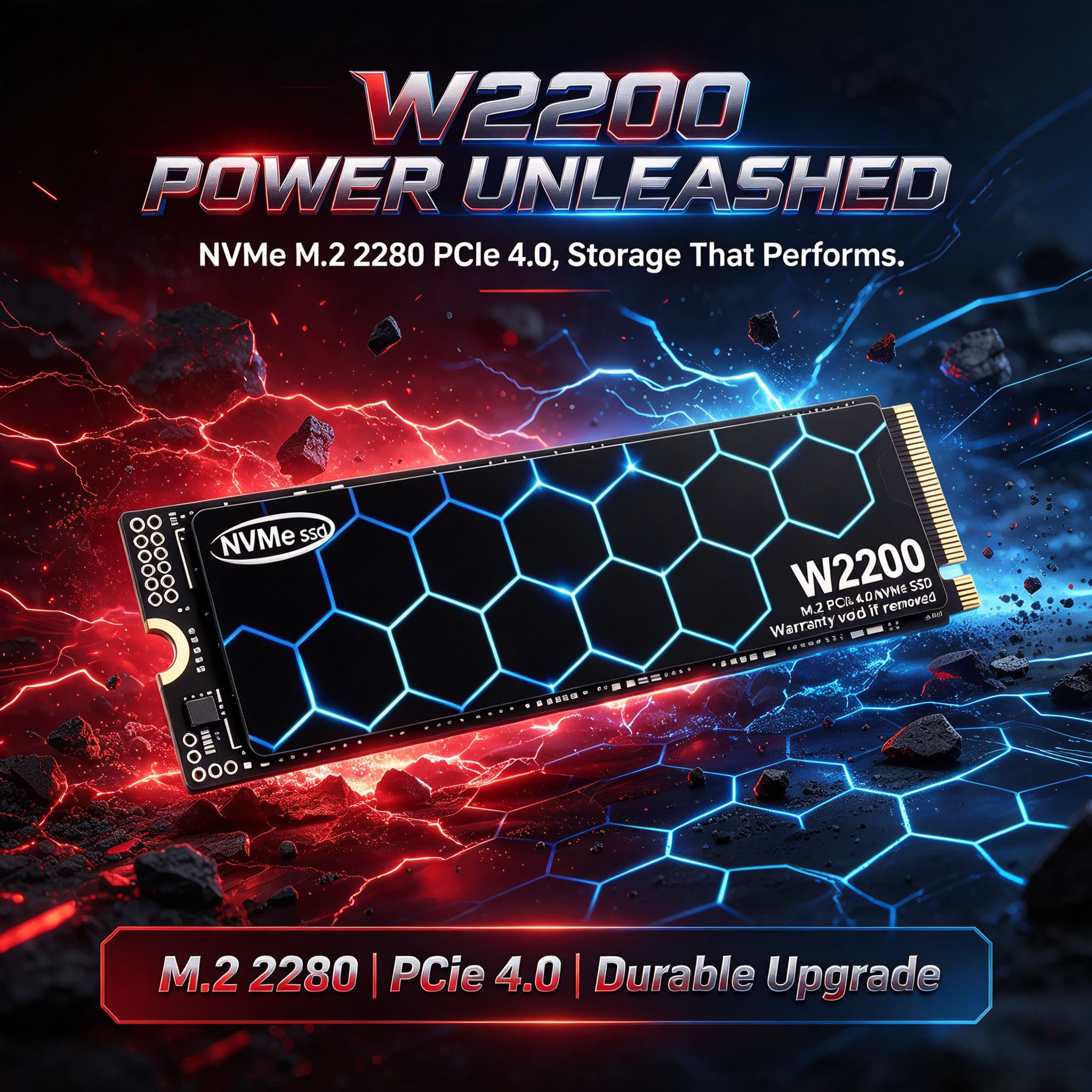 M.2 Nvme 4Tb Pcie 4.0 Ssd - 2026년형, 초고속 W2200, 고속 M2 NVMe