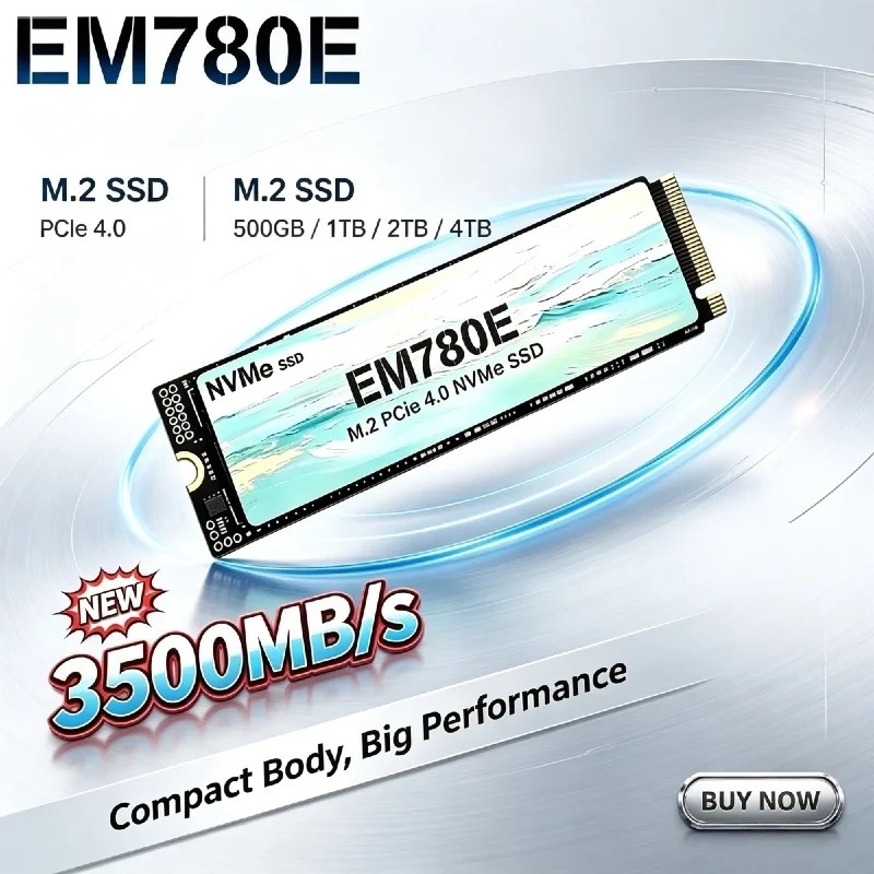 M.2 Nvme 4Tb Pcie 4.0 Ssd - EM780E M.2 NVMe PCIe 4.0 내장형