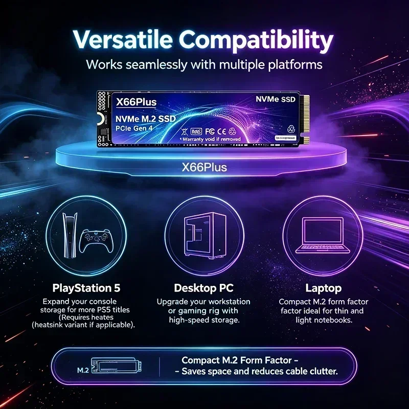 NVMe M.2 SSD PCIe 4.0 X66Plus: - M.2 Nvme 4Tb Pcie 4.0 Ssd 리뷰 및 가격