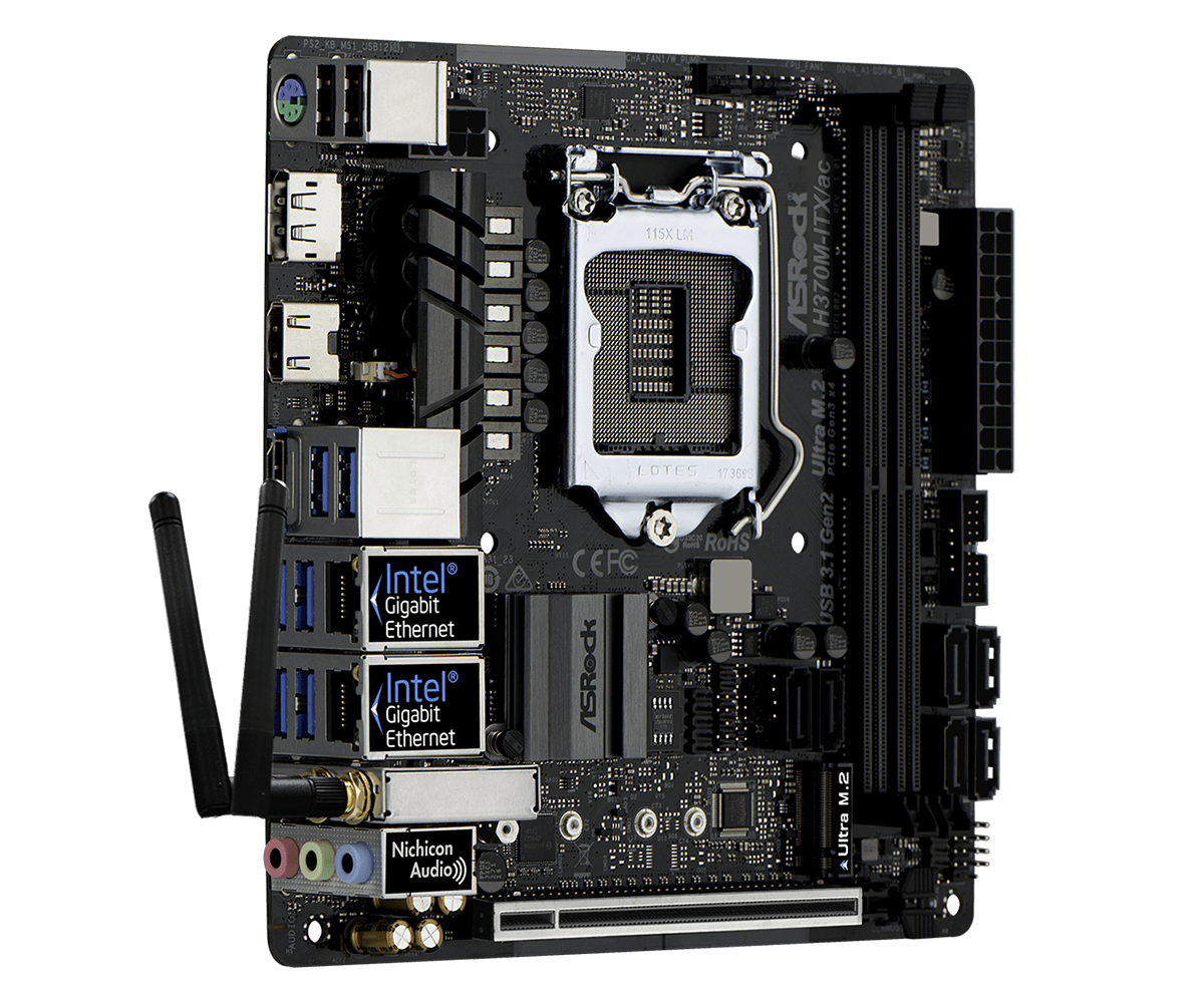 ASRock H370M-ITX/ac 미니 ITX 마더보 - B650 Itx Motherboard Wifi 리뷰 및 가격
