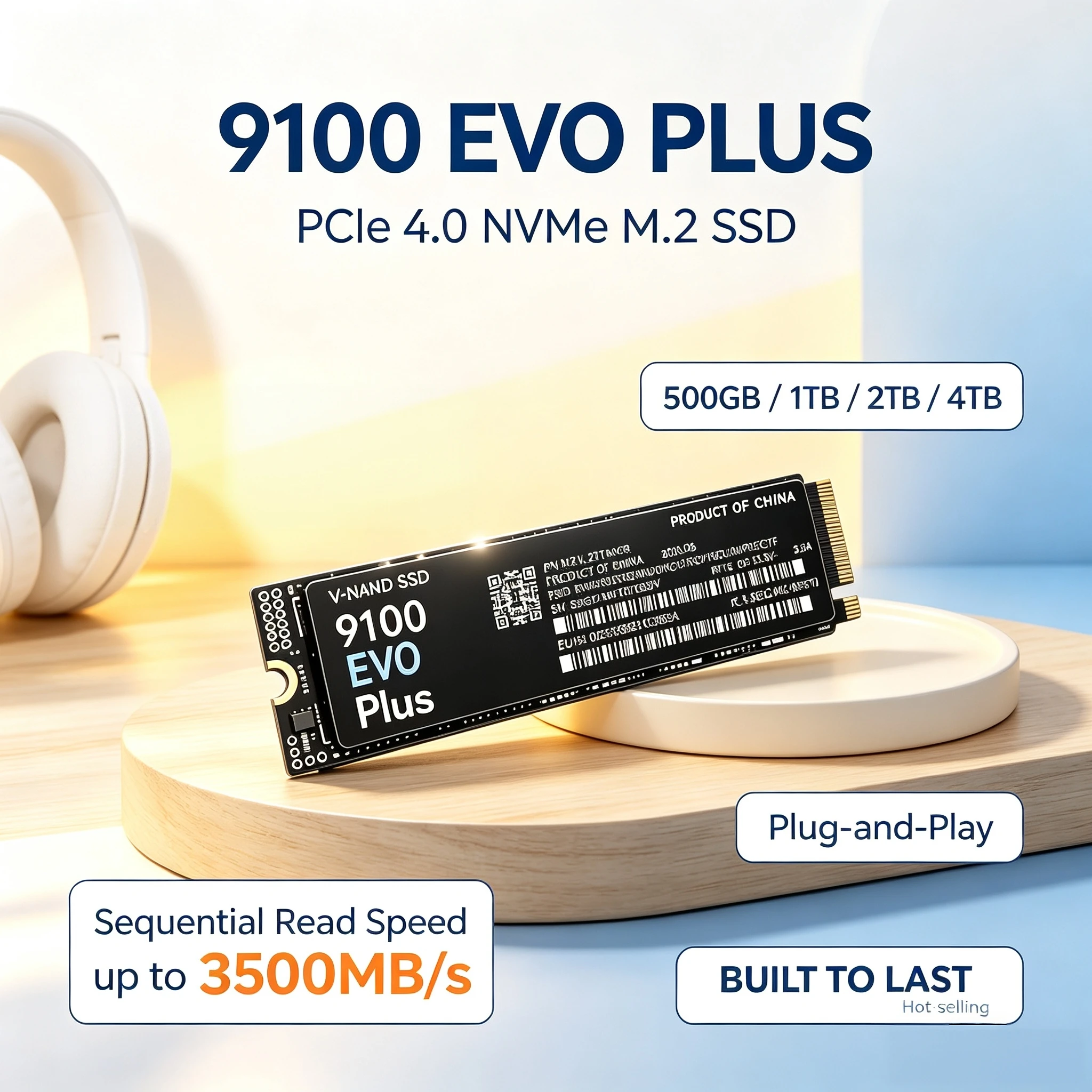 9100 EVO PLUS M.2 NVMe SSD: 몇  - M.2 Nvme 4Tb Pcie 4.0 Ssd 리뷰 및 가격